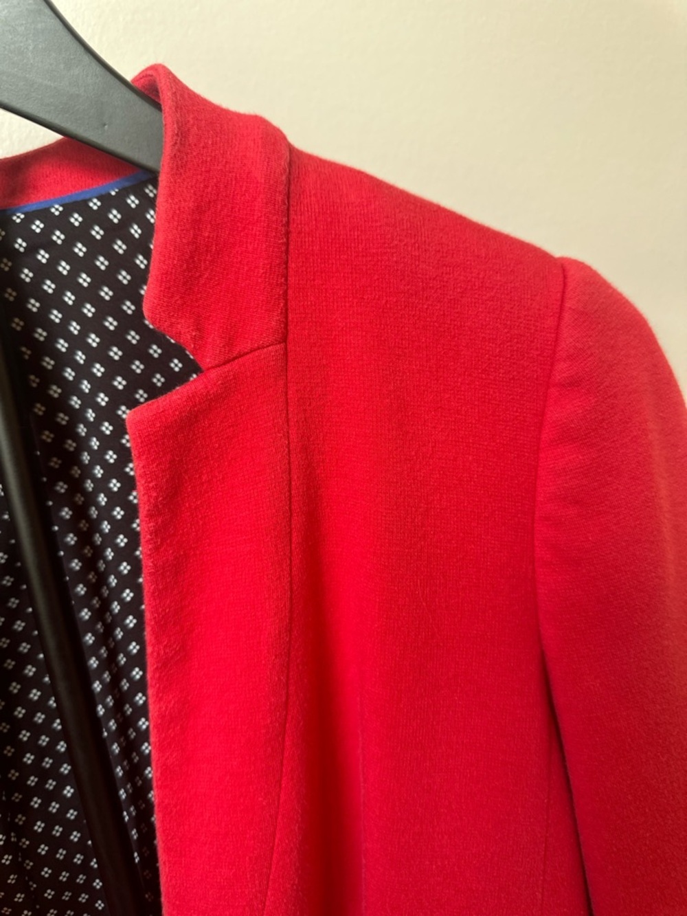 Talbots Red Single-Button Notch Blazer - Picture 7 of 14